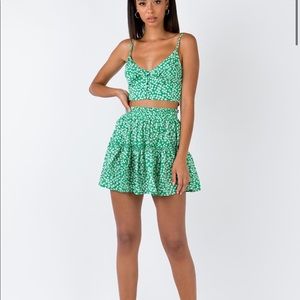 Princess Polly Saha green set